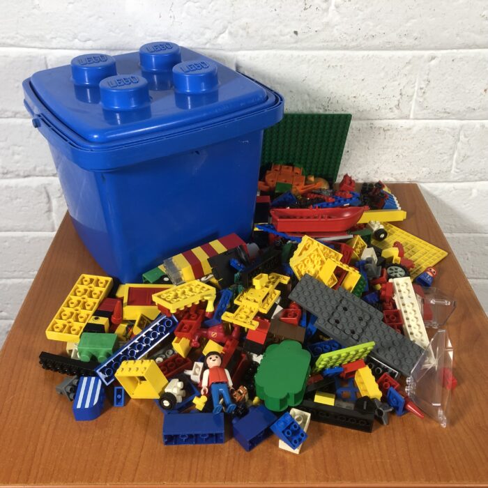 Large Collection of Lego Bricks in Containers - Image 2