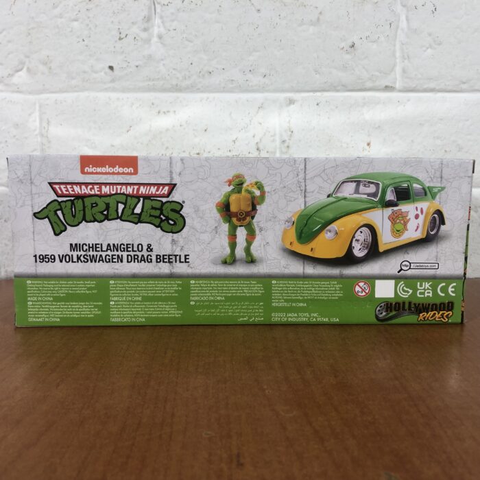 Teenage Mutant Ninja Turtles ~ Michelangelo & 1959 Volkswagen Drag Beetle (1:24) - Image 8