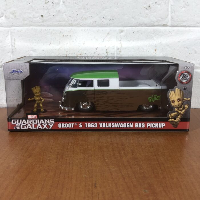 Marvel Guardians of the Galaxy ~ Groot & 1963 Volkswagen Bus Pickup (1:24)
