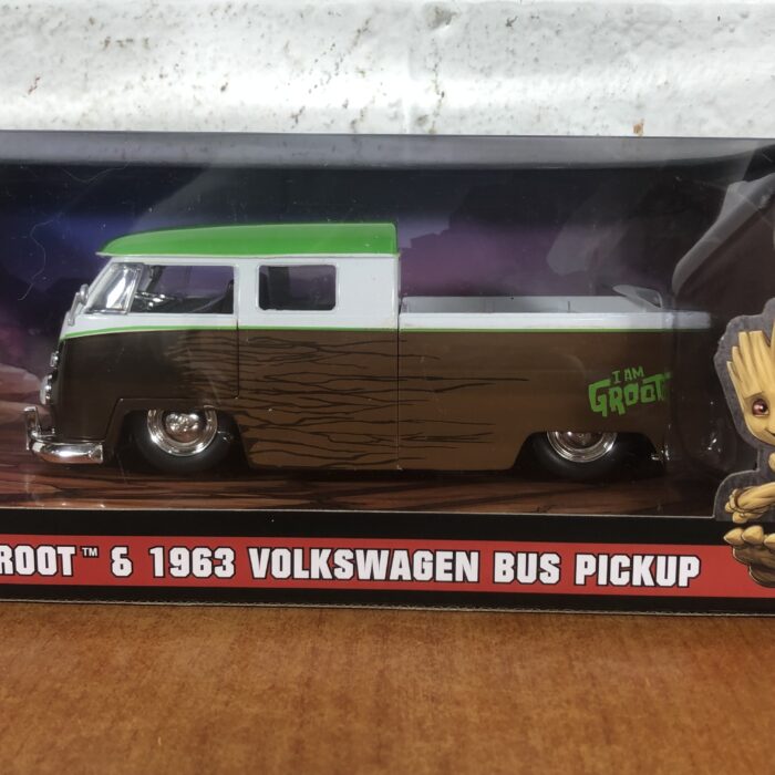 Marvel Guardians of the Galaxy ~ Groot & 1963 Volkswagen Bus Pickup (1:24) - Image 3