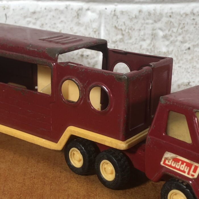Vintage Buddy L Pressed Steel Truck & Horse Trailer (Made in Japan) - Image 3