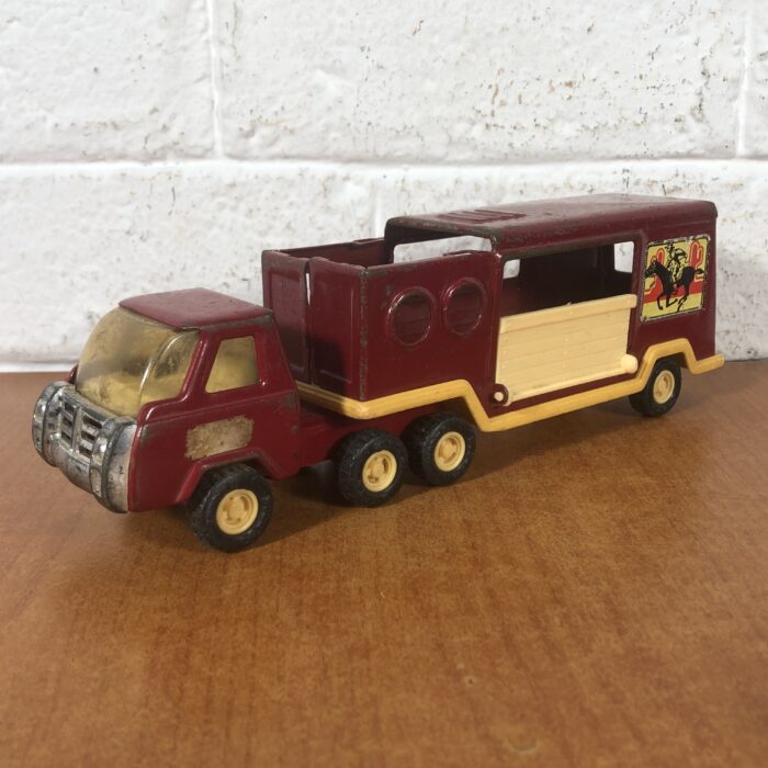 Vintage Buddy L Pressed Steel Truck & Horse Trailer (Made in Japan) - Image 5