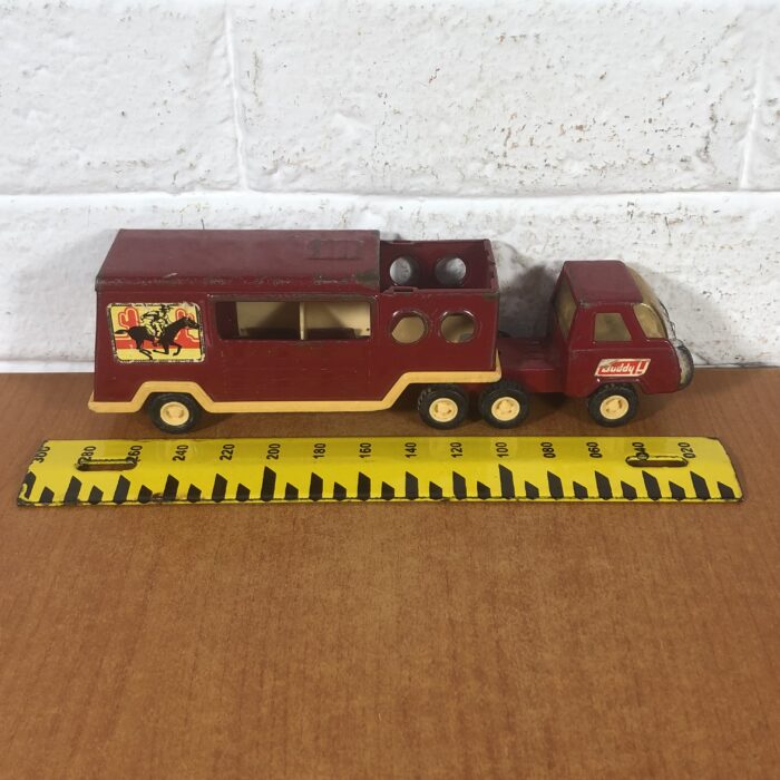 Vintage Buddy L Pressed Steel Truck & Horse Trailer (Made in Japan) - Image 12