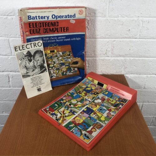 Vintage Electronic Quiz Computer in Original Box