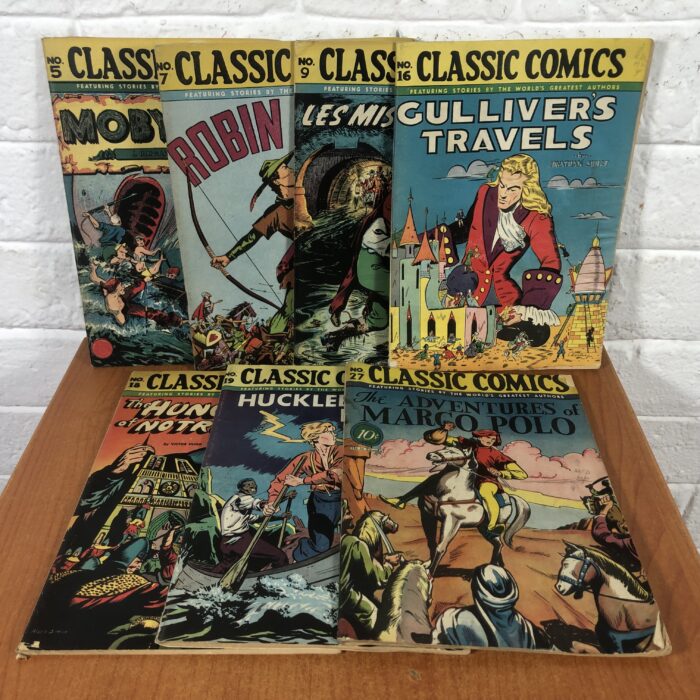 Vintage 'Classic Comics' Comic Books