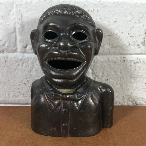 Vintage American "The Jolley N*" Cast Iron Money Bank