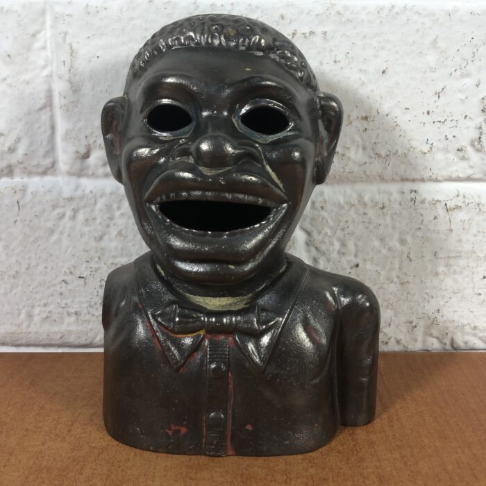 Vintage American "The Jolley N*" Cast Iron Money Bank