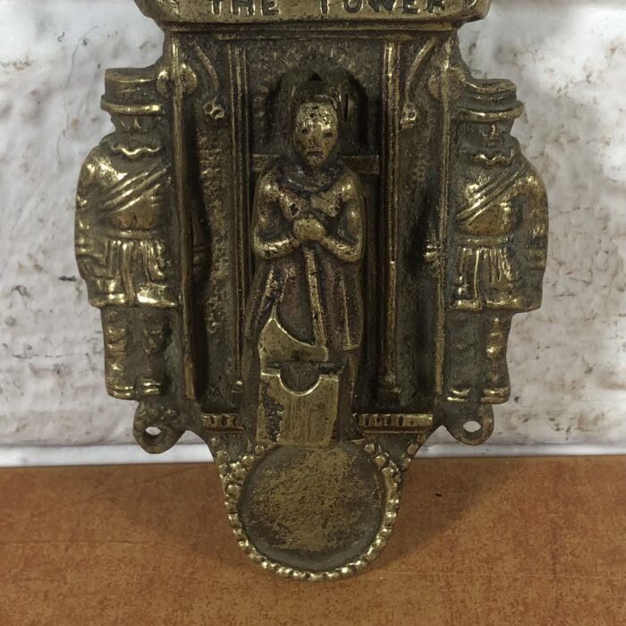 Vintage Brass Door Knocker, Brass Ink Pot & Miniature Flip Calendars - Image 7