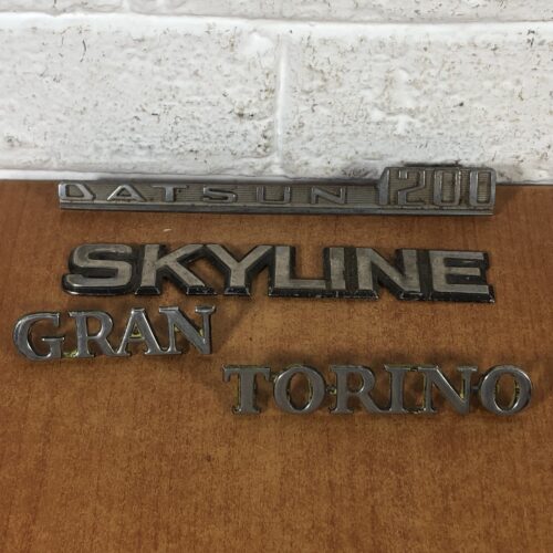 Vintage Car Badges