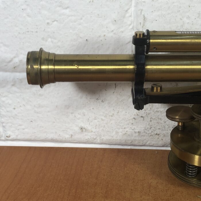 Vintage Brass Surveying Level in Case - Image 4