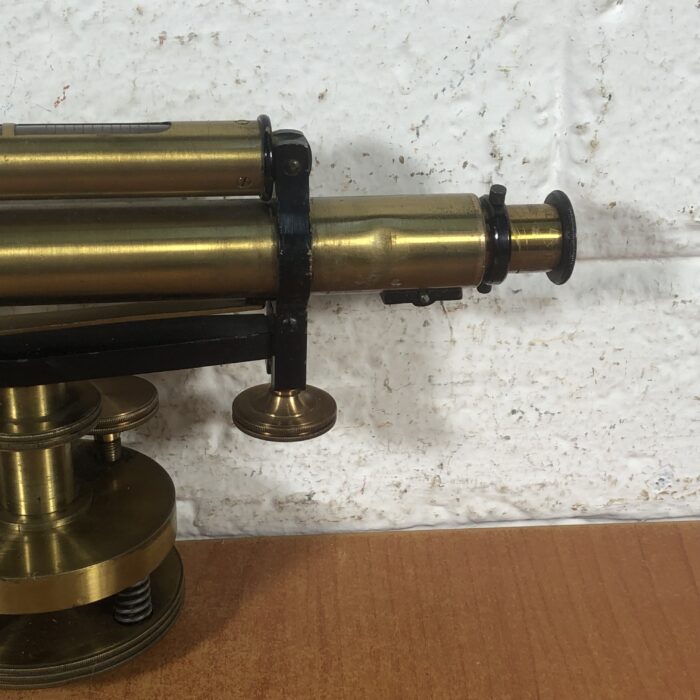 Vintage Brass Surveying Level in Case - Image 7