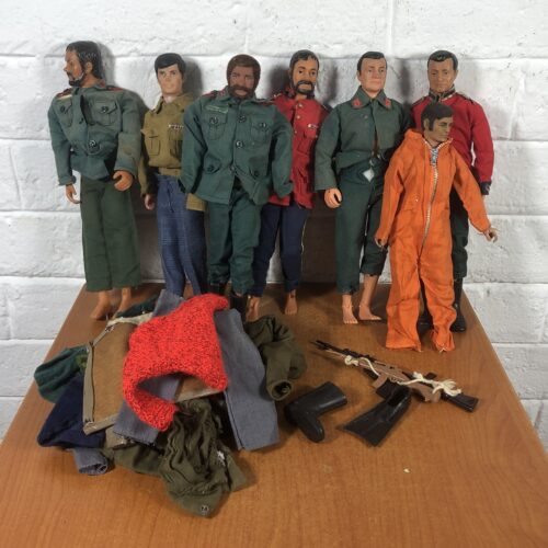 Vintage 1980s Collection of Action Man Figures