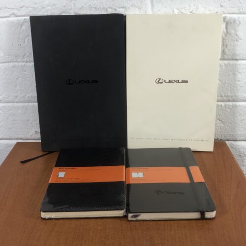 Lexus Black & White Moleskin Notebooks