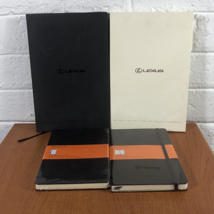 Lexus Black & White Moleskin Notebooks