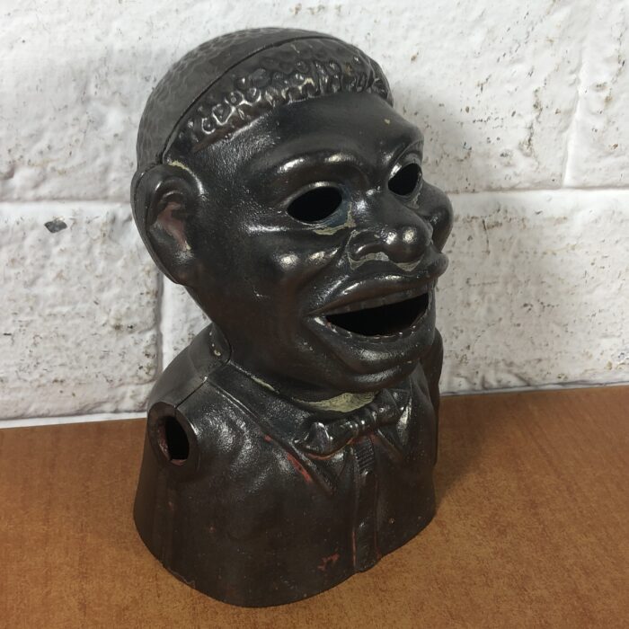 Vintage American "The Jolley N*" Cast Iron Money Bank - Image 3