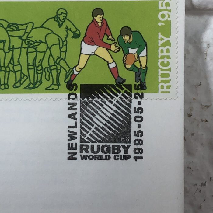 Vintage 1975/1995 South African Rugby Envelopes & Stamps - Image 3