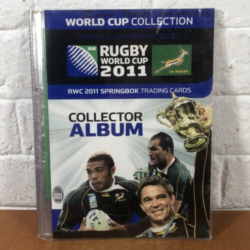 2011 Rugby World Cup Springbok Trading Cards in Collector Album