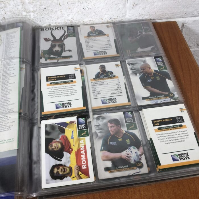 2011 Rugby World Cup Springbok Trading Cards in Collector Album - Image 4