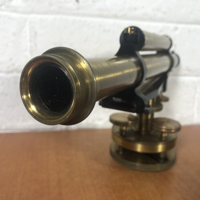 Vintage Brass Surveying Level in Case - Image 3