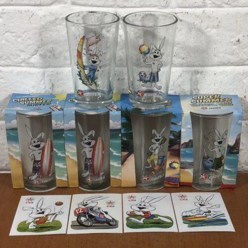 Collectible Caltex Glasses & Stickers