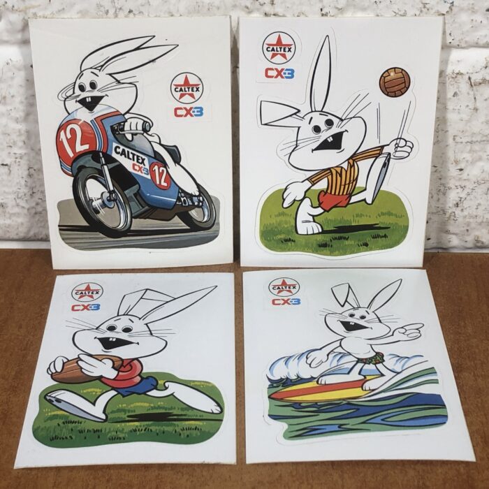 Collectible Caltex Glasses & Stickers - Image 6