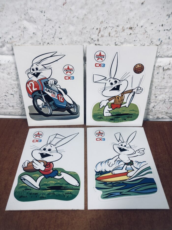 Collectible Caltex Glasses & Stickers - Image 7