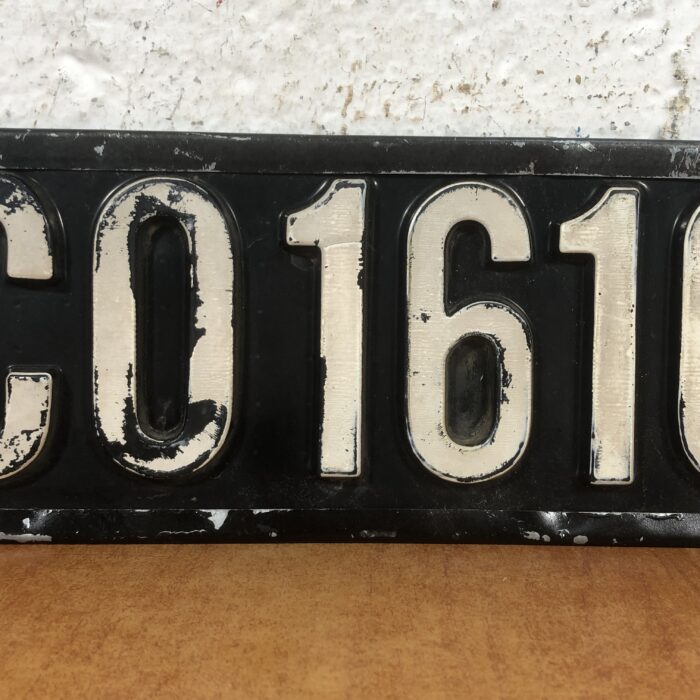 Vintage Number Plate - Image 3