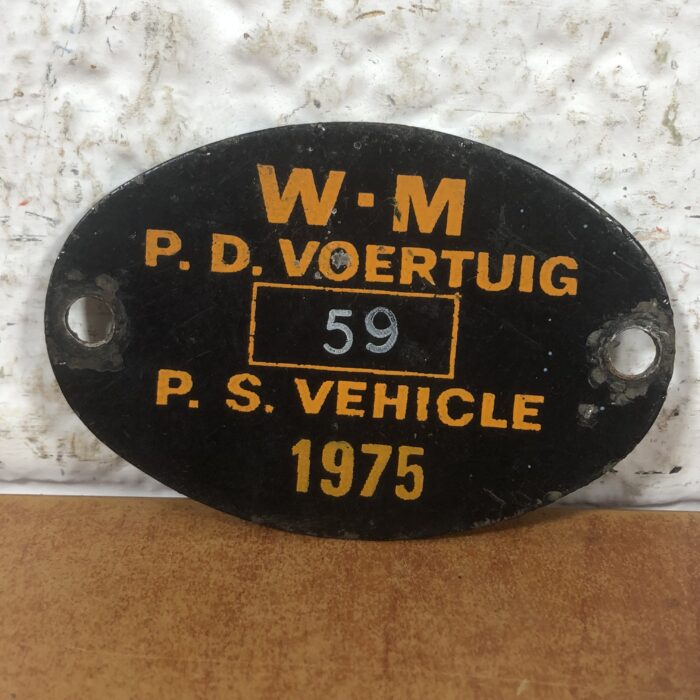 Vintage 1970s Wheel Tax Plates - Image 2