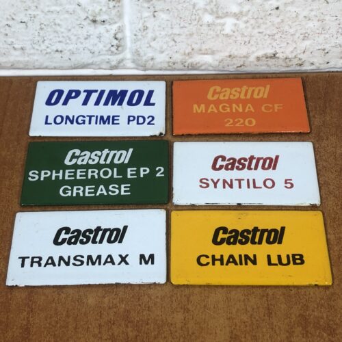 Small Vintage Castrol Enamel Signs