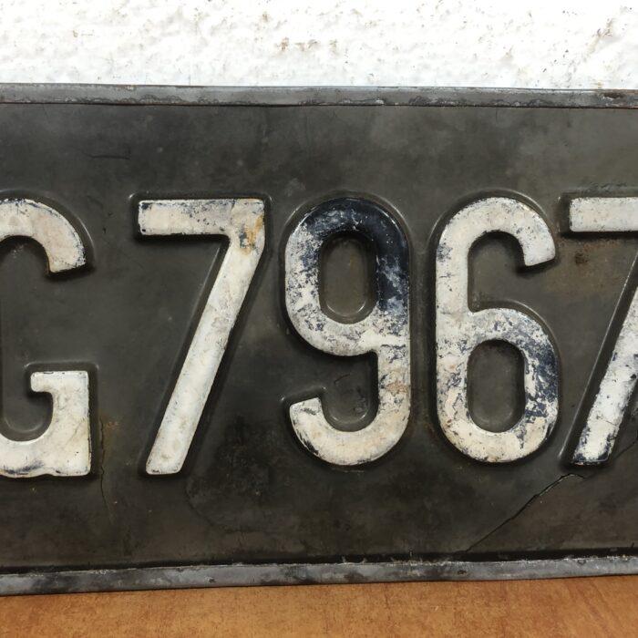 Vintage Number Plate - Image 3