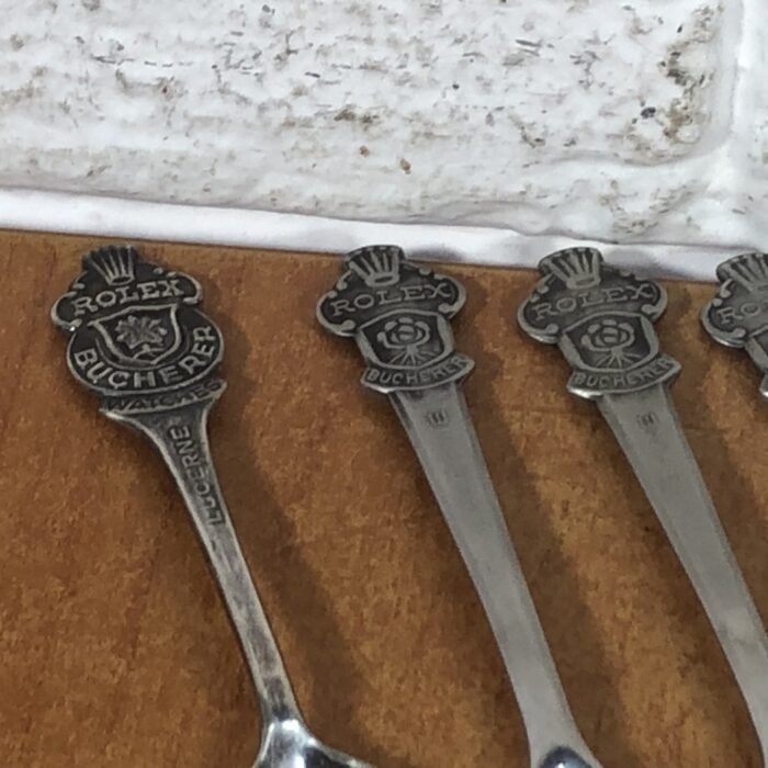 Vintage 1950s Rolex Bucherer Souvenir Spoons (Made in Switzerland) - Image 2