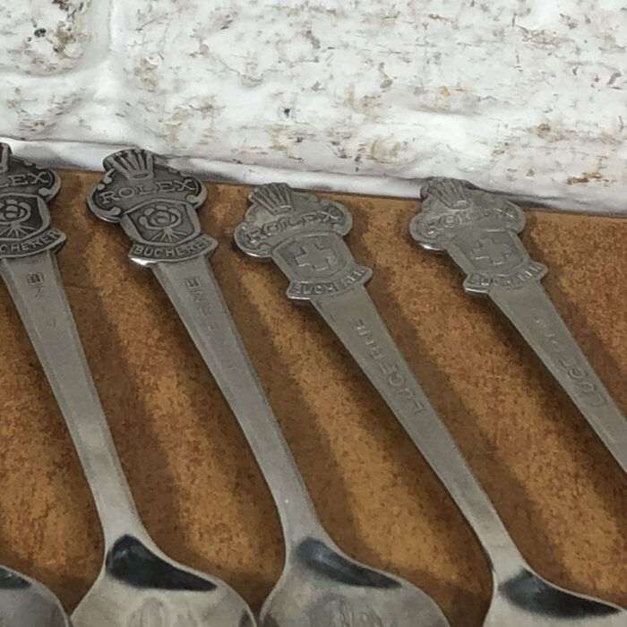 Vintage 1950s Rolex Bucherer Souvenir Spoons (Made in Switzerland) - Image 5