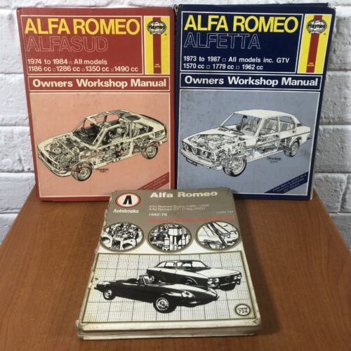Vintage Alfa Romeo Workshop Manuals