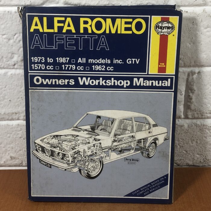 Vintage Alfa Romeo Workshop Manuals - Image 2