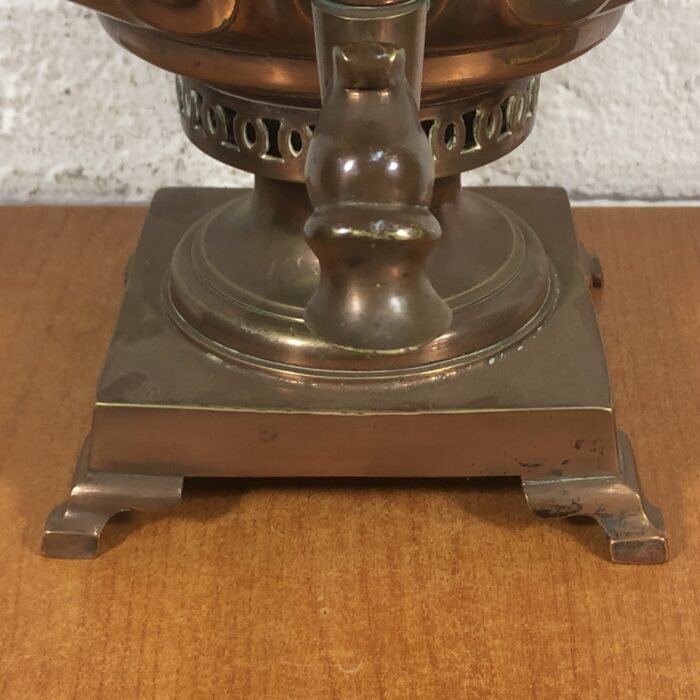 Large Vintage Copper Russian Samovar - Image 11