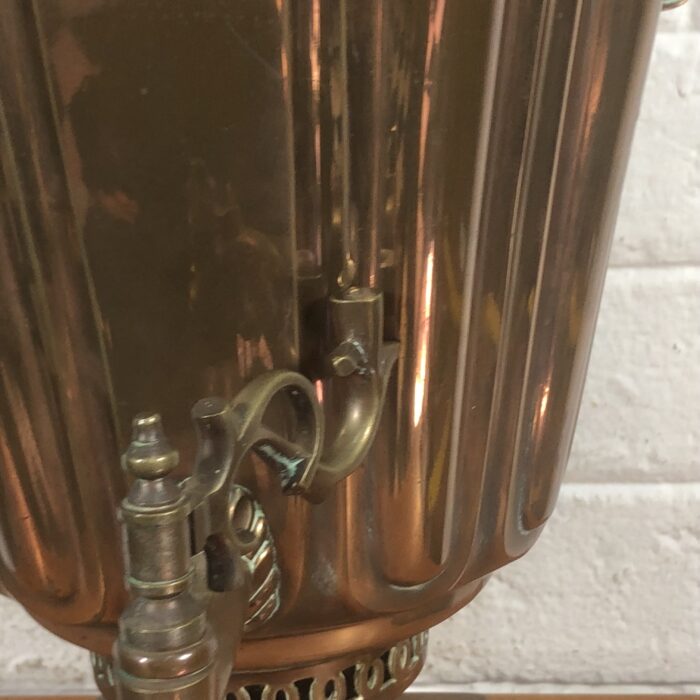 Large Vintage Copper Russian Samovar - Image 8