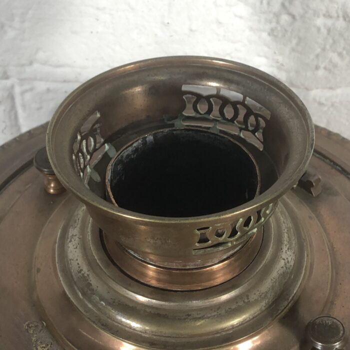 Large Vintage Copper Russian Samovar - Image 4