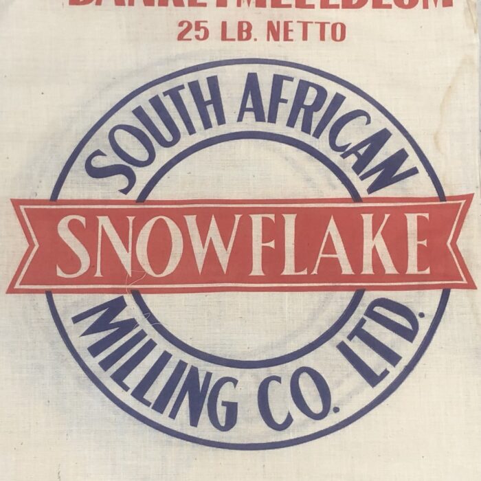 Vintage South African Snowflake Milling Co. Cake Flour Bags - Image 4