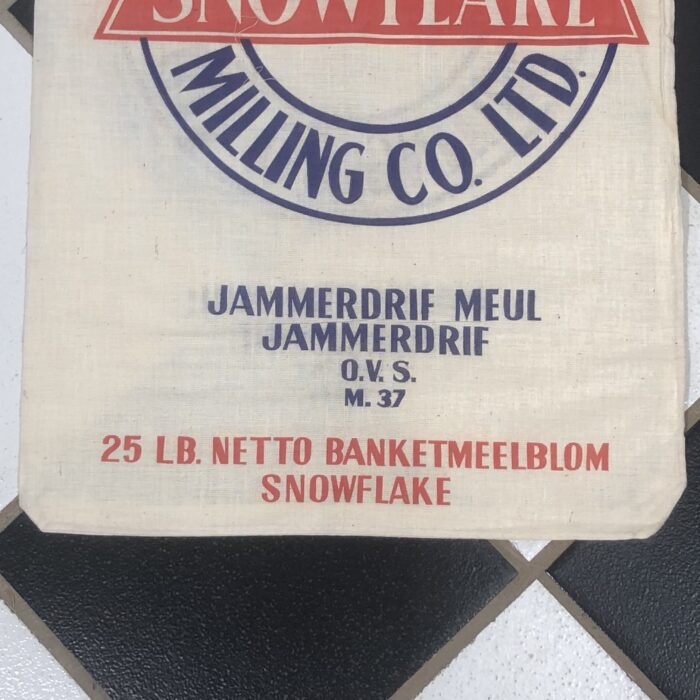 Vintage South African Snowflake Milling Co. Cake Flour Bags - Image 5