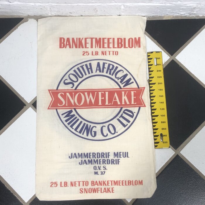 Vintage South African Snowflake Milling Co. Cake Flour Bags - Image 7