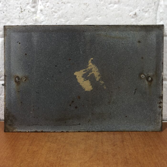 Vintage Enamel Danger Sign - Image 7