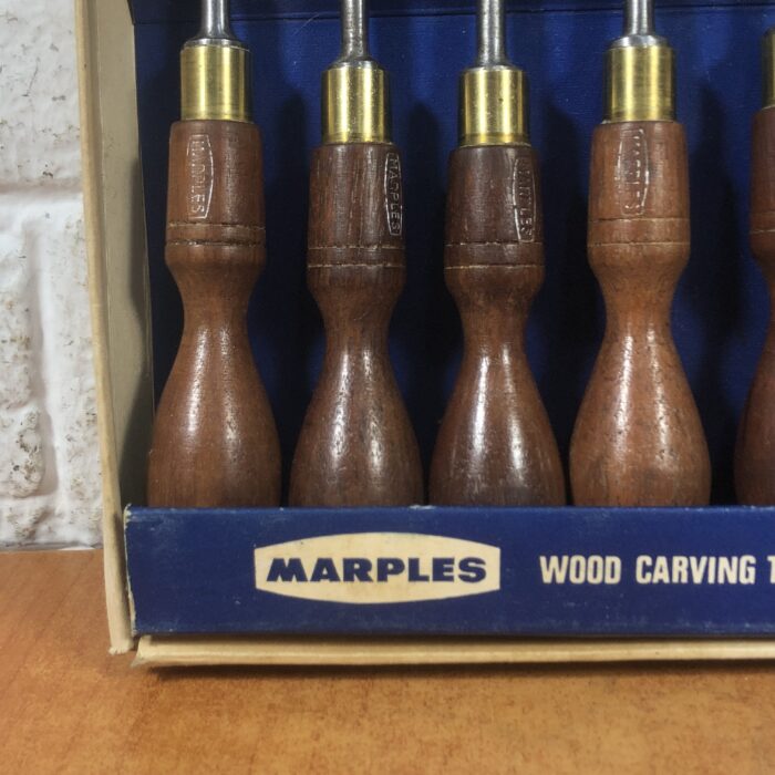 Vintage Marples Carving Tools Set in Original Box - Image 6