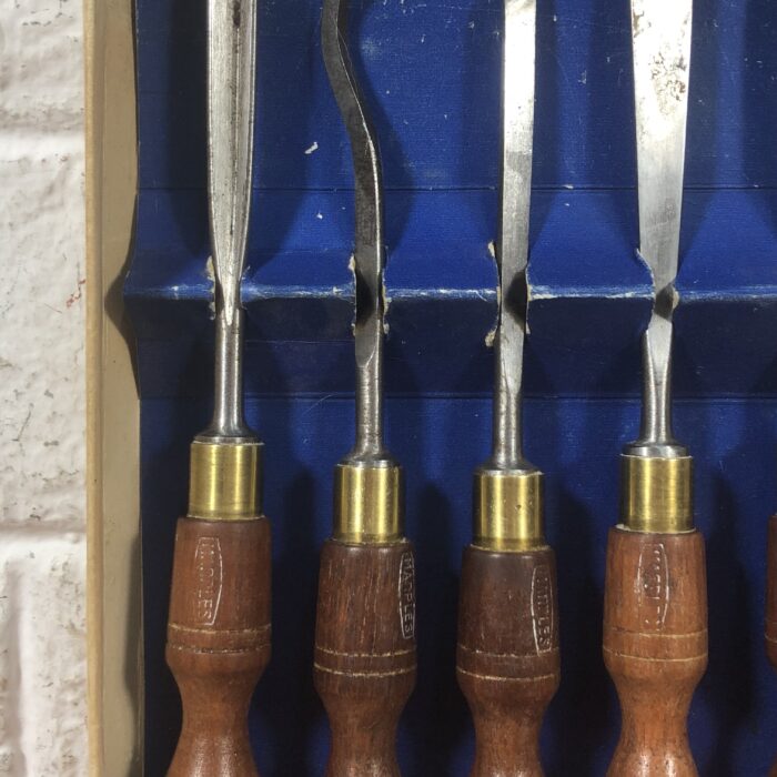 Vintage Marples Carving Tools Set in Original Box - Image 5