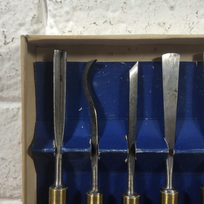 Vintage Marples Carving Tools Set in Original Box - Image 3