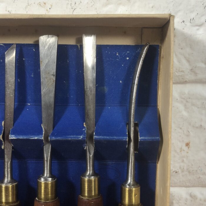 Vintage Marples Carving Tools Set in Original Box - Image 4