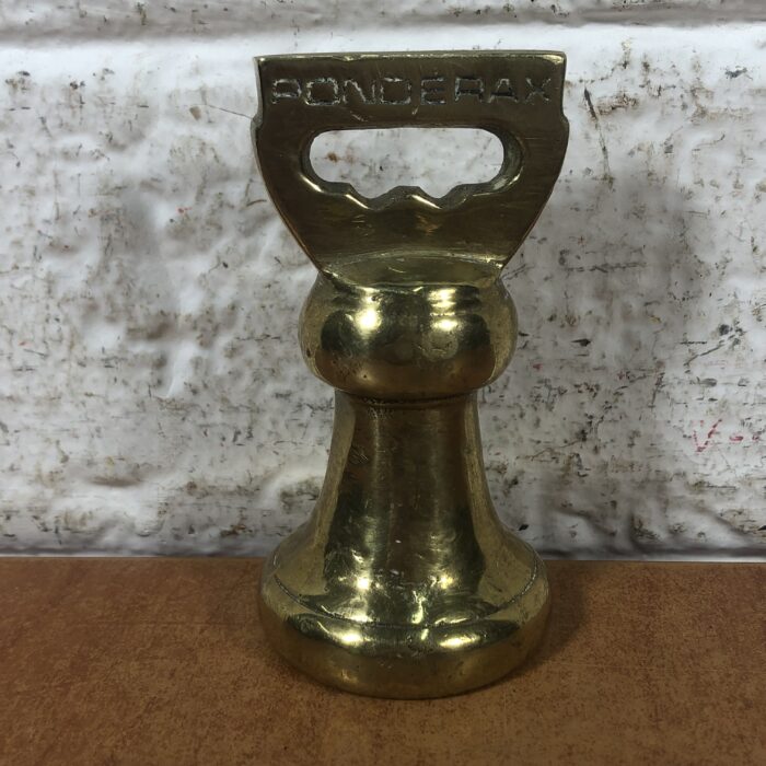Pair of Vintage Brass Weights - Image 2