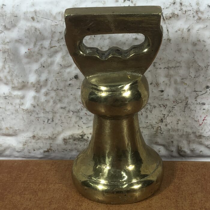 Pair of Vintage Brass Weights - Image 5