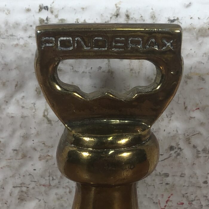 Pair of Vintage Brass Weights - Image 7