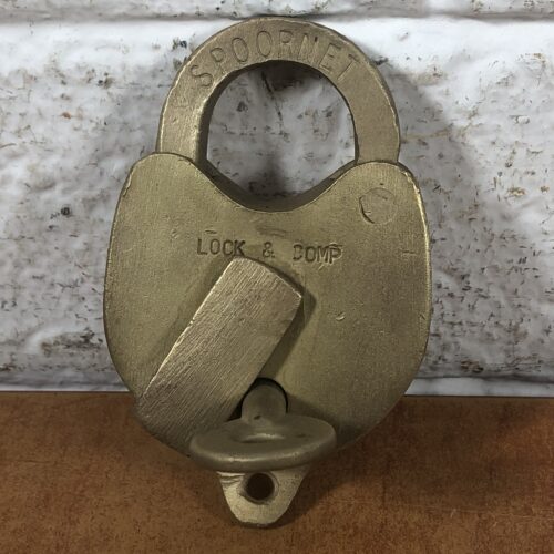 Vintage Spoornet Padlock with Key