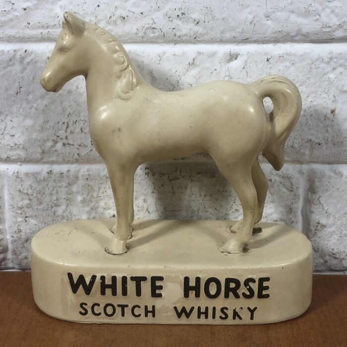 Vintage White Horse Scotch Whisky Statuette - Image 7